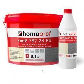 Клей Homaprof 797 K2 PU для резиновых покрытий, 7 кг